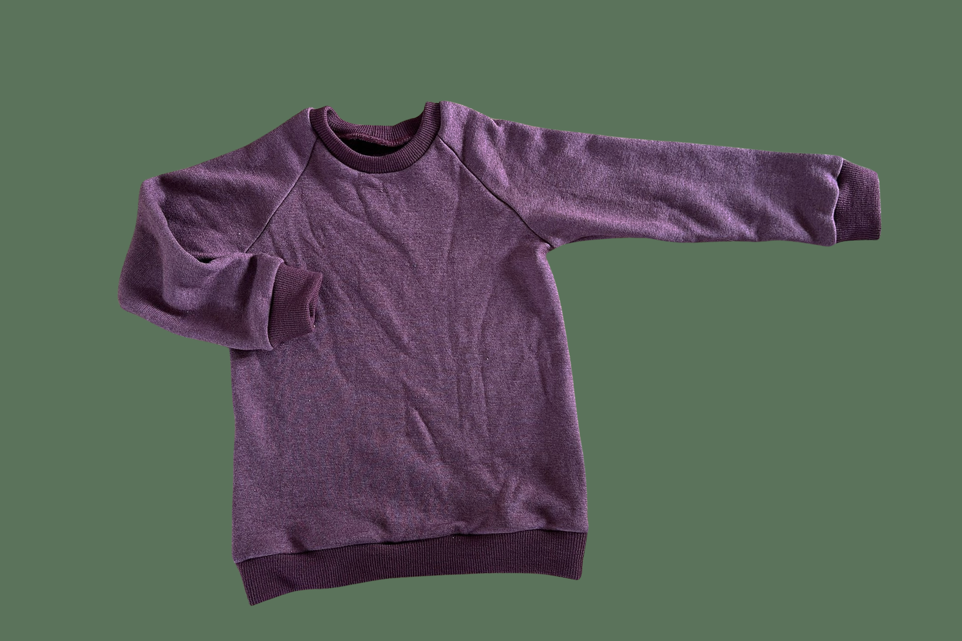 *Sofortkauf* Lockerer Sweater aus Bio Wolle/Seide Frottee / Gr. 116