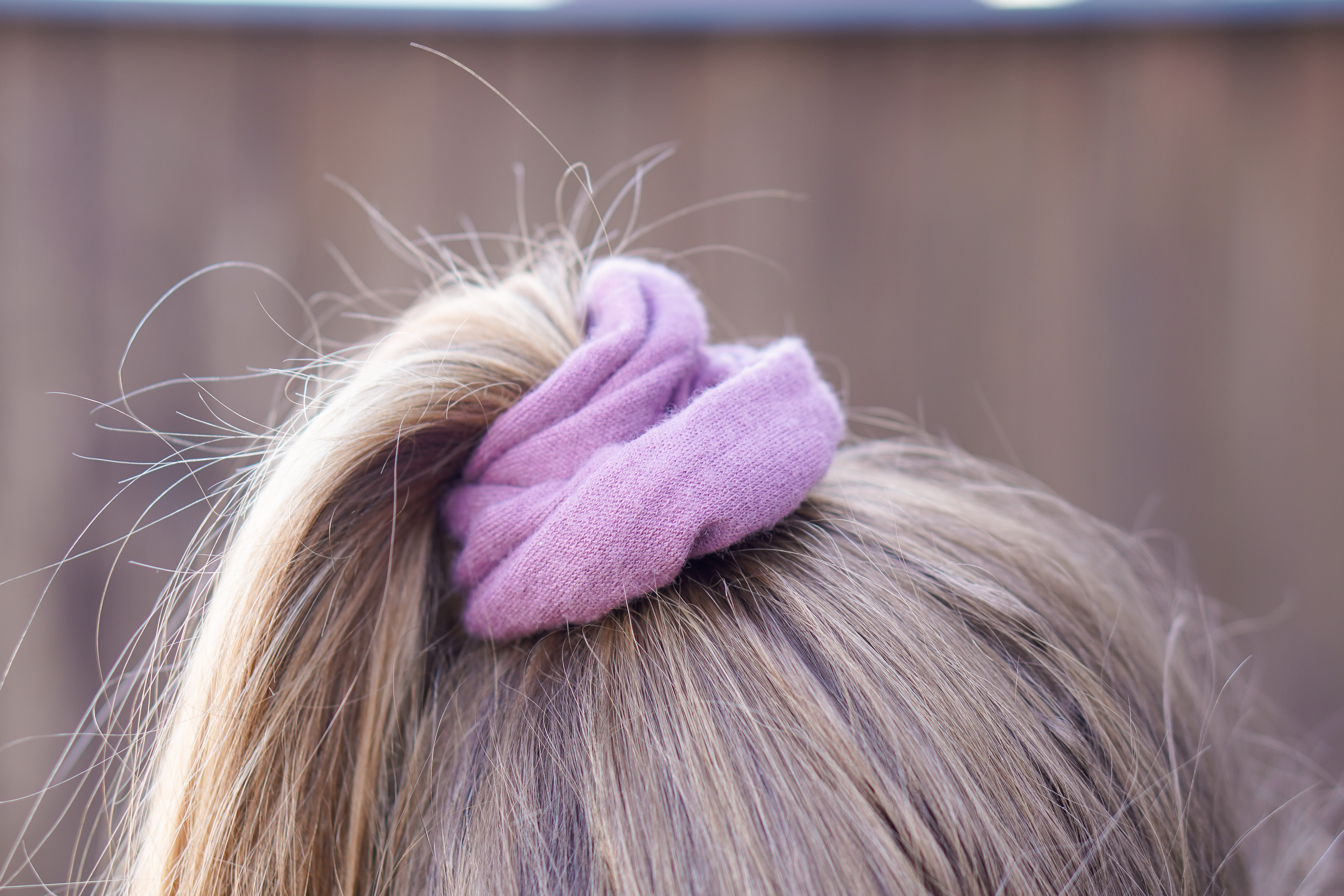 Wichtelzopf Scrunchie (Schnittmuster und Anleitung)